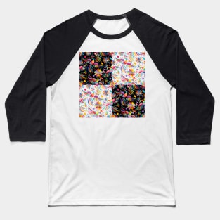 Mexican pattern square Baseball T-Shirt